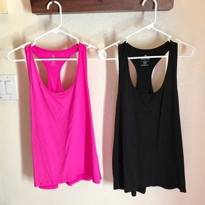 TWO active wear tank tops 90 degrees by Reflex